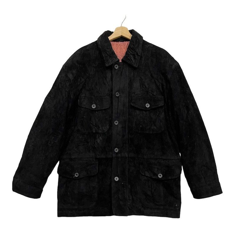 PPFM PPFM Suede Leather Jacket Size US L / EU 52-54 / 3 - 1 Thumbnail