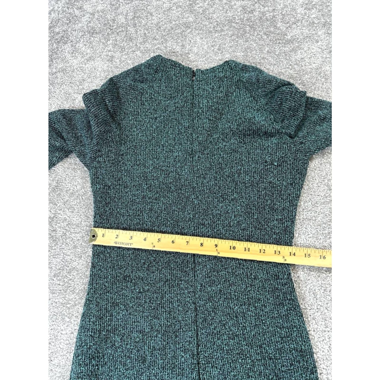 BIMBA Y LOLA BIMBA Y LOLA Dress Womens Small Green Knit A-Line Pencil Sheath Short Dress Casual 90s ? Size S / US 4 / IT 40 - 7 Thumbnail