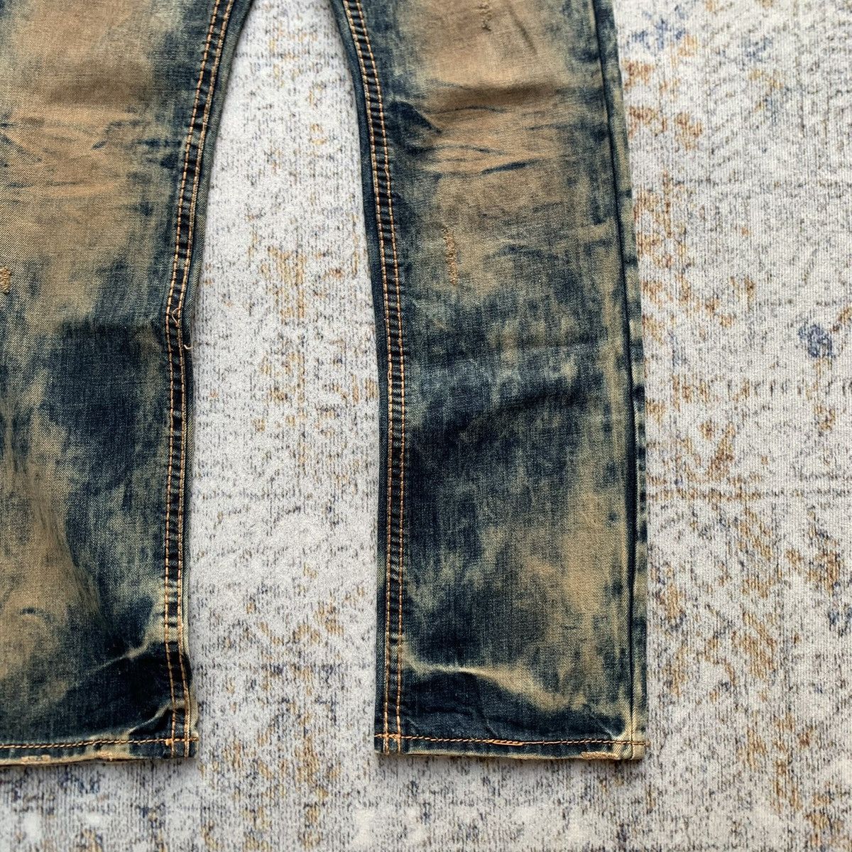 Japanese Brand Rare Japanese Brand DPSR Mud Wash Distressed Jeans Size US 32 / EU 48 - 3 Thumbnail