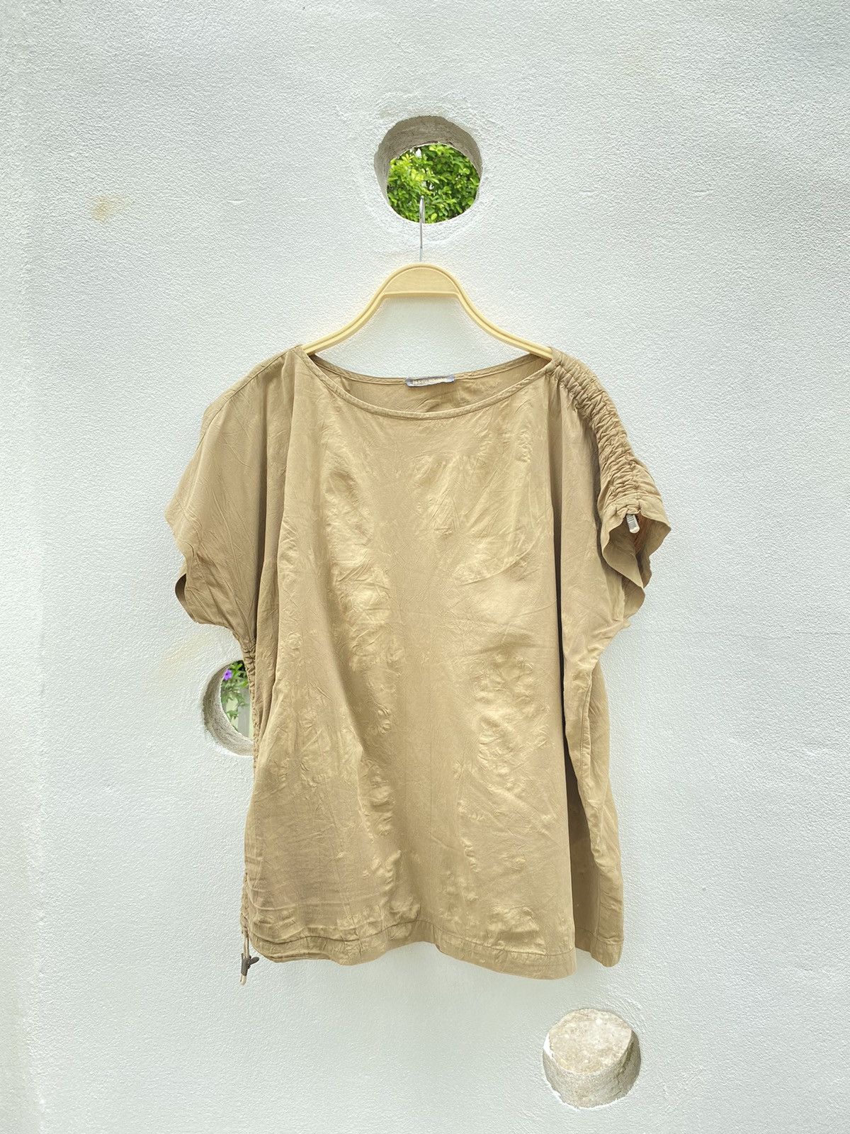Issey Miyake Issey Miyake vintage 1981 brown blouse Size ONE SIZE - 18 Thumbnail