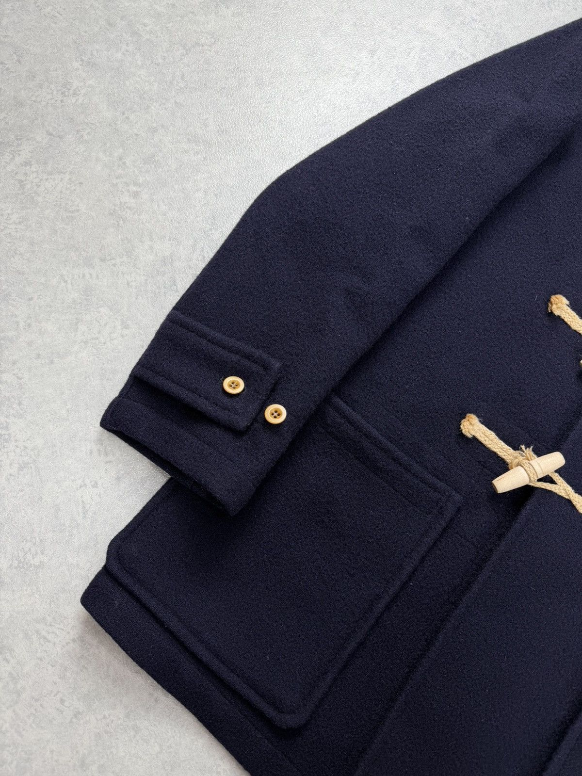 Gloverall Gloverall Monty Navy Duffle Coat Wool Mens S England Size US S / EU 44-46 / 1 - 5 Thumbnail