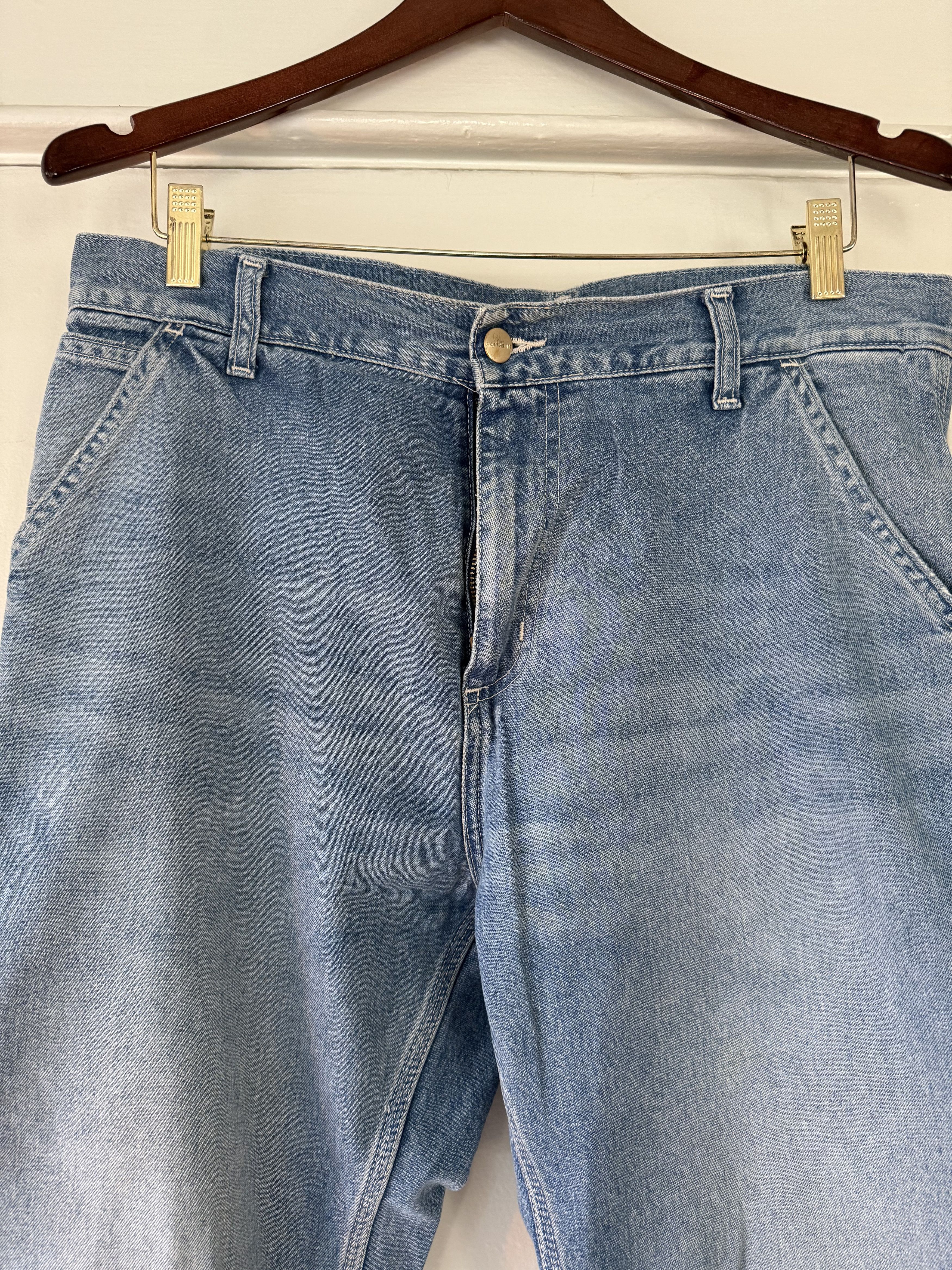 Carhartt Wip Carhartt WIP Denim Carpenter Pant Workwear Size 31x32 Size US 31 - 4 Thumbnail