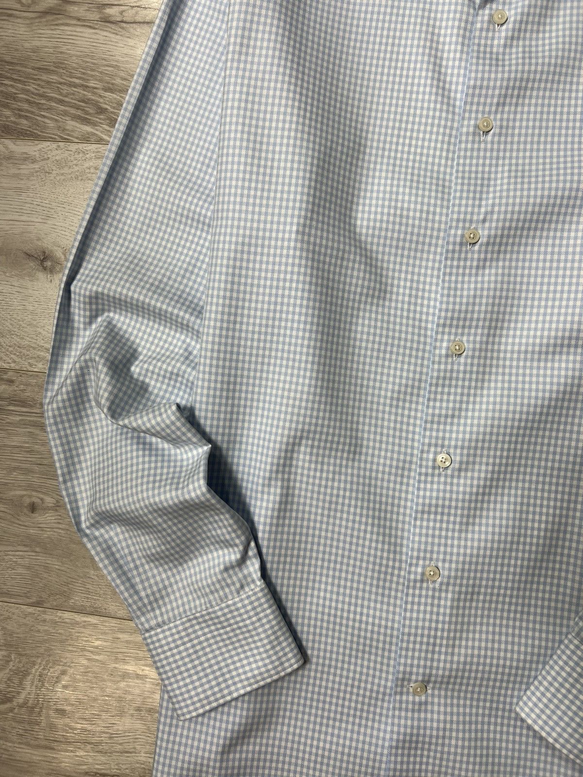 Suitsupply Suitsupply Traveller Checkered Button Up Long Sleeve Shirt Size US L / EU 52-54 / 3 - 5 Thumbnail