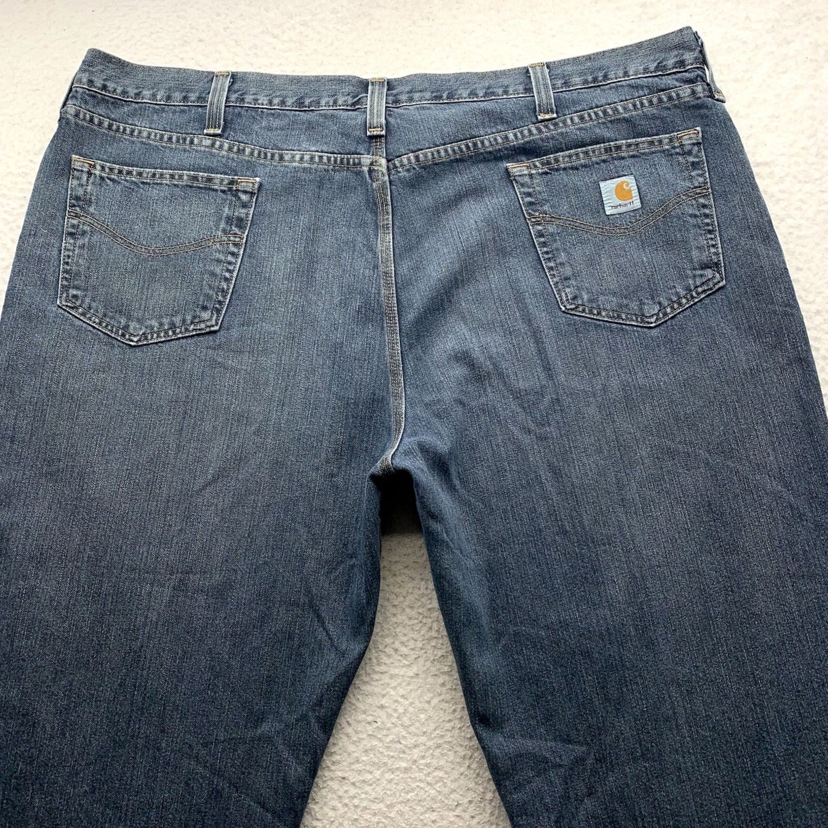 Carhartt Carhartt Jeans Mens 46x30 Relaxed Fit Straight Leg Big Rugged Workwear Blue Size US 30 / EU 46 - 5 Thumbnail