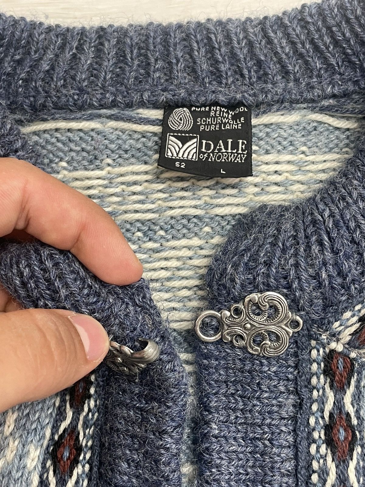 Dale Of Norway × Vintage Dale Of Norway Vintage 90’s Wool Knit Sweater Outdoor Size US L / EU 52-54 / 3 - 8 Thumbnail