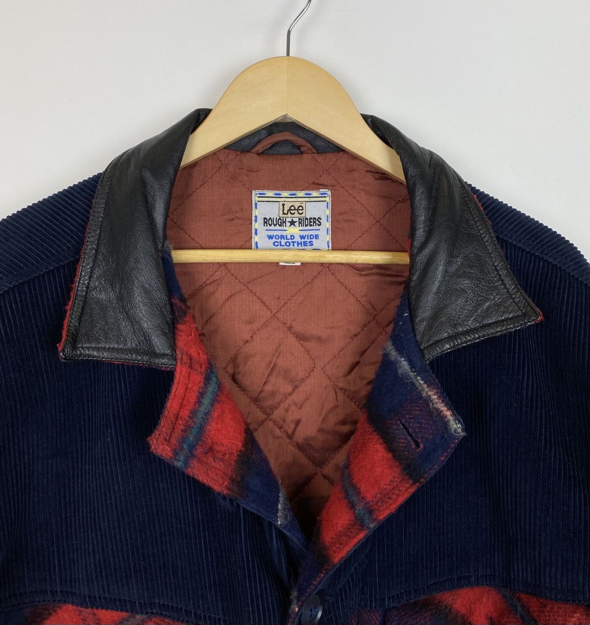 Lee Vintage Lee Rough Riders Corduroy Plaid Jacket Buttons Sz M Size US M / EU 48-50 / 2 - 6 Thumbnail