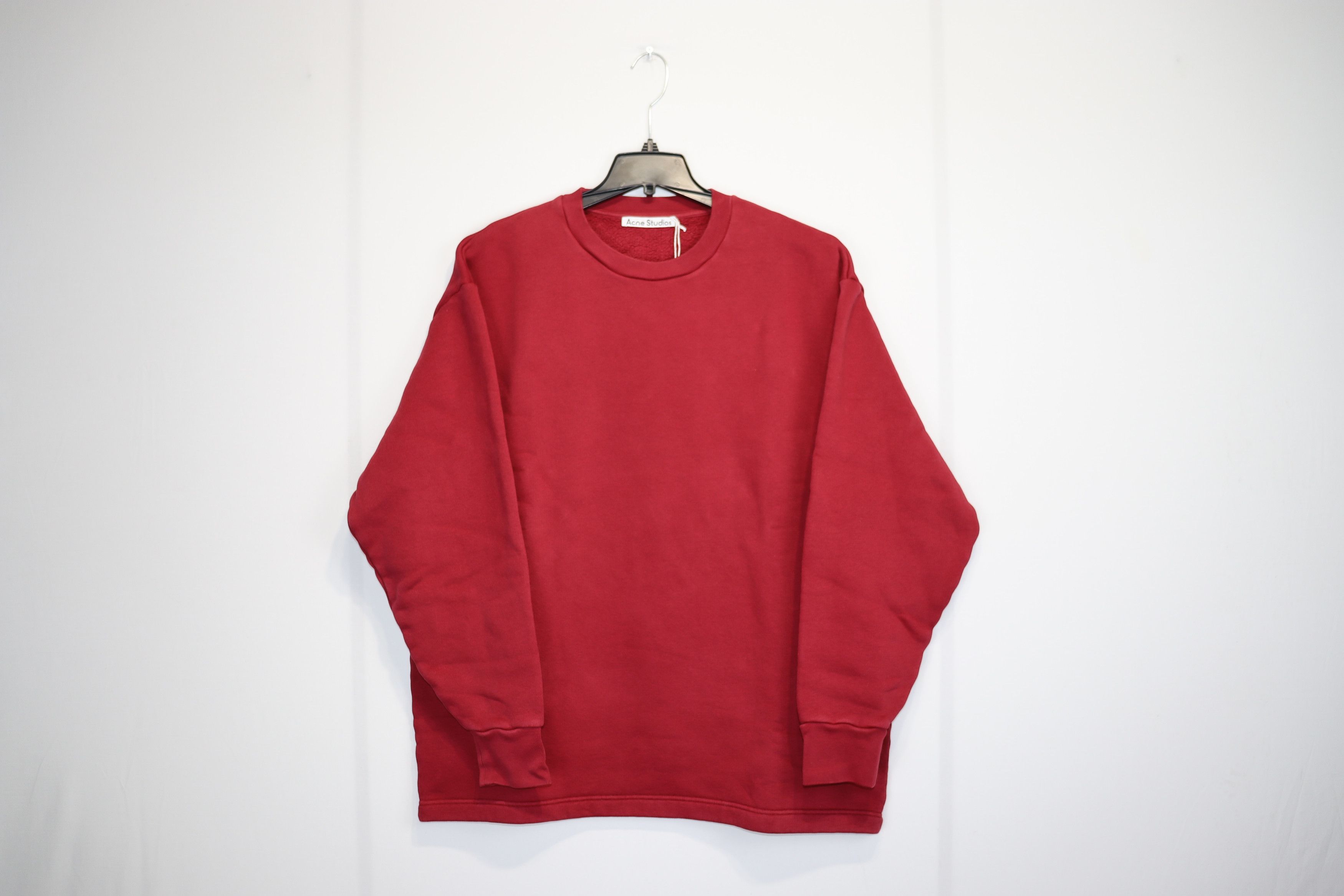 Acne Studios o1rshd1 FN-MN-Swea000241 Sweatshirt in Burgundy Size US M / EU 48-50 / 2 - 2 Thumbnail