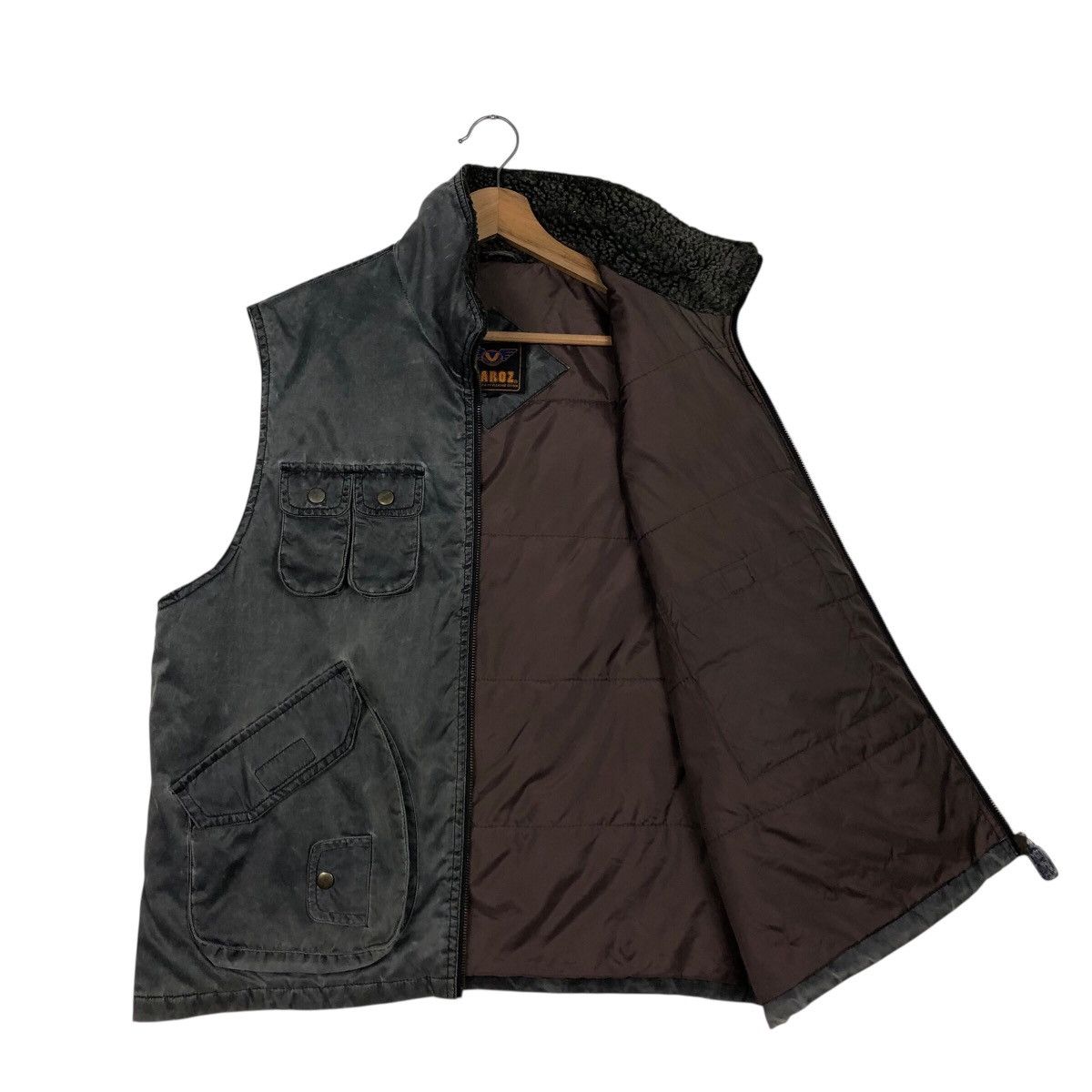 Japanese Brand Varoz Heavy Utility Vest – Rare Archive Workwear Piece Size US L / EU 52-54 / 3 - 12 Thumbnail