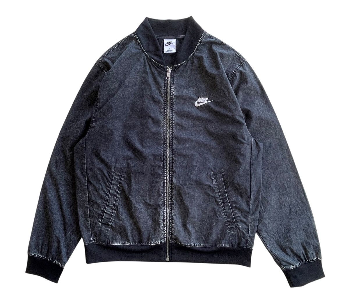 Nike Nike Big Swosh Washed Bomber Jacket Size US L / EU 52-54 / 3 - 6 Thumbnail