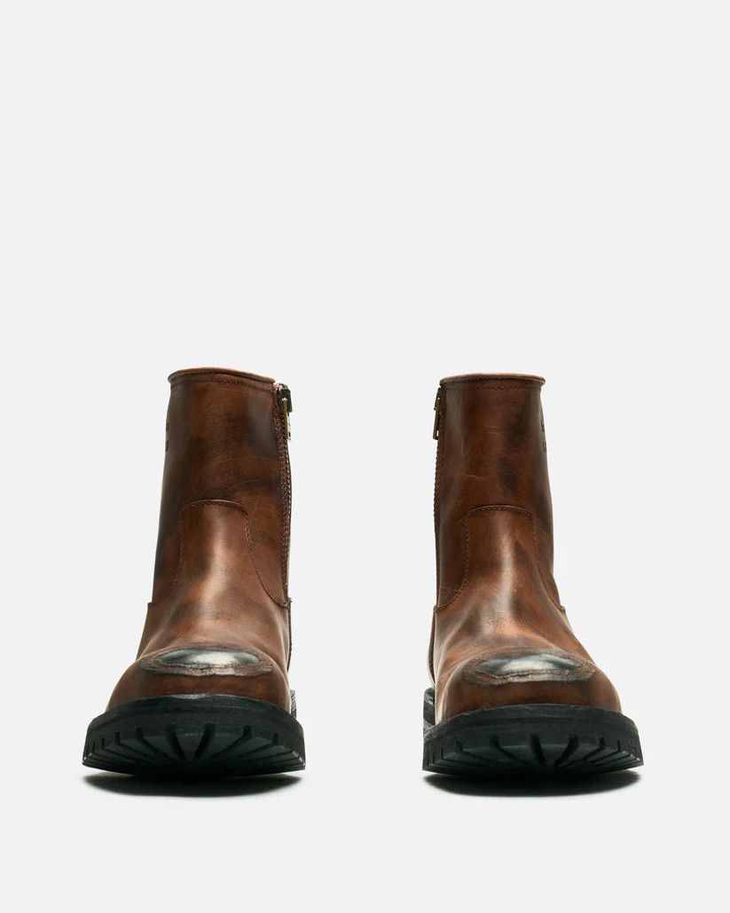 Acne Studios o1s1v1r1oon0825 Leather Ankle Boot in Brown Size US 8 / EU 41 - 4 Thumbnail