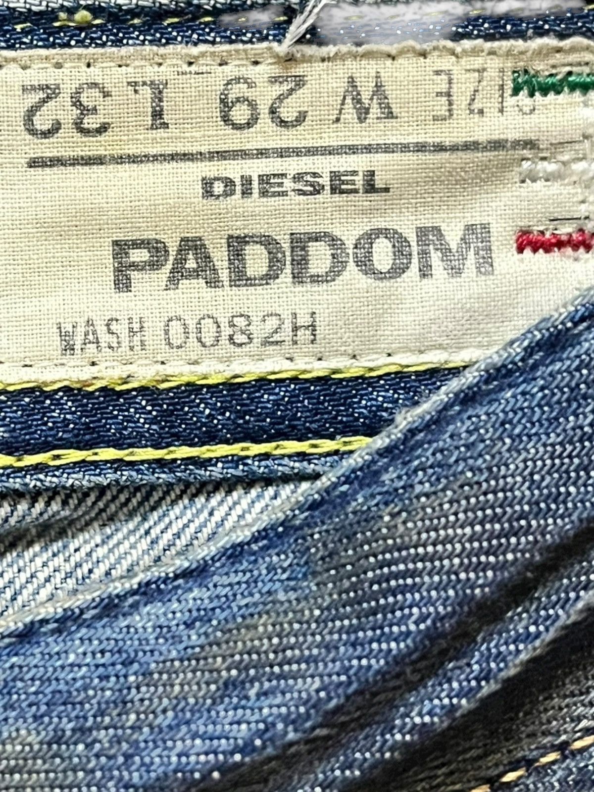 Diesel Vintage Diesel Paddom Mudwash Ripped Distressed Denim Size US 31 - 11 Thumbnail
