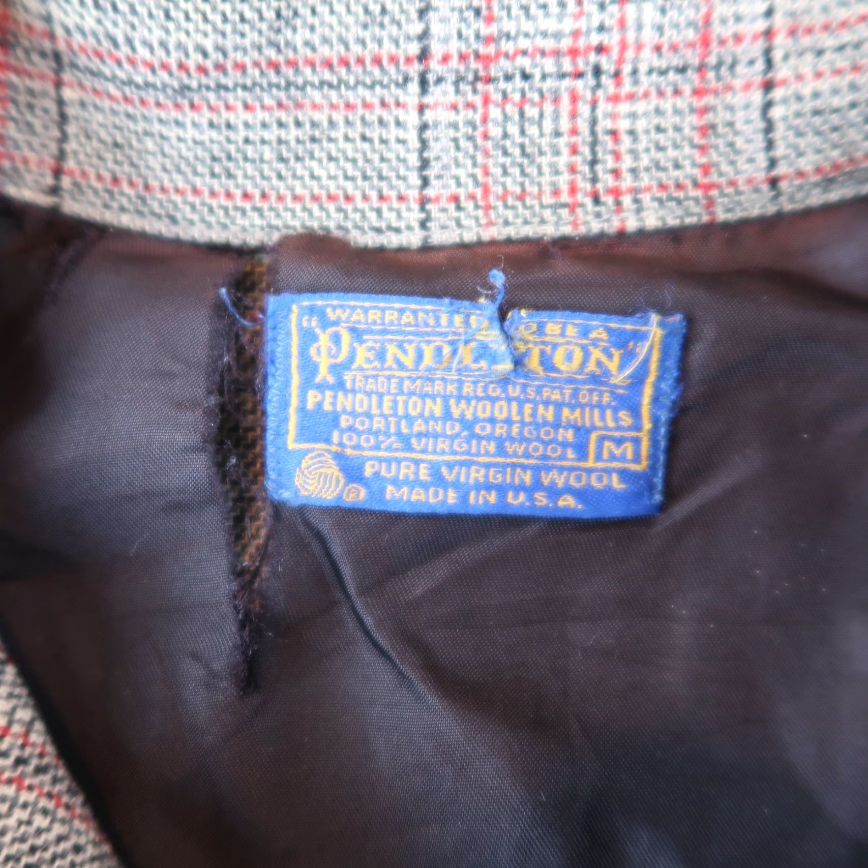 Pendleton VTG Pendleton Shirt Jacket Mackinaw Plaid Wool 60s M Men Multicolor 1960s Hunting Classic Size US M / EU 48-50 / 2 - 3 Thumbnail