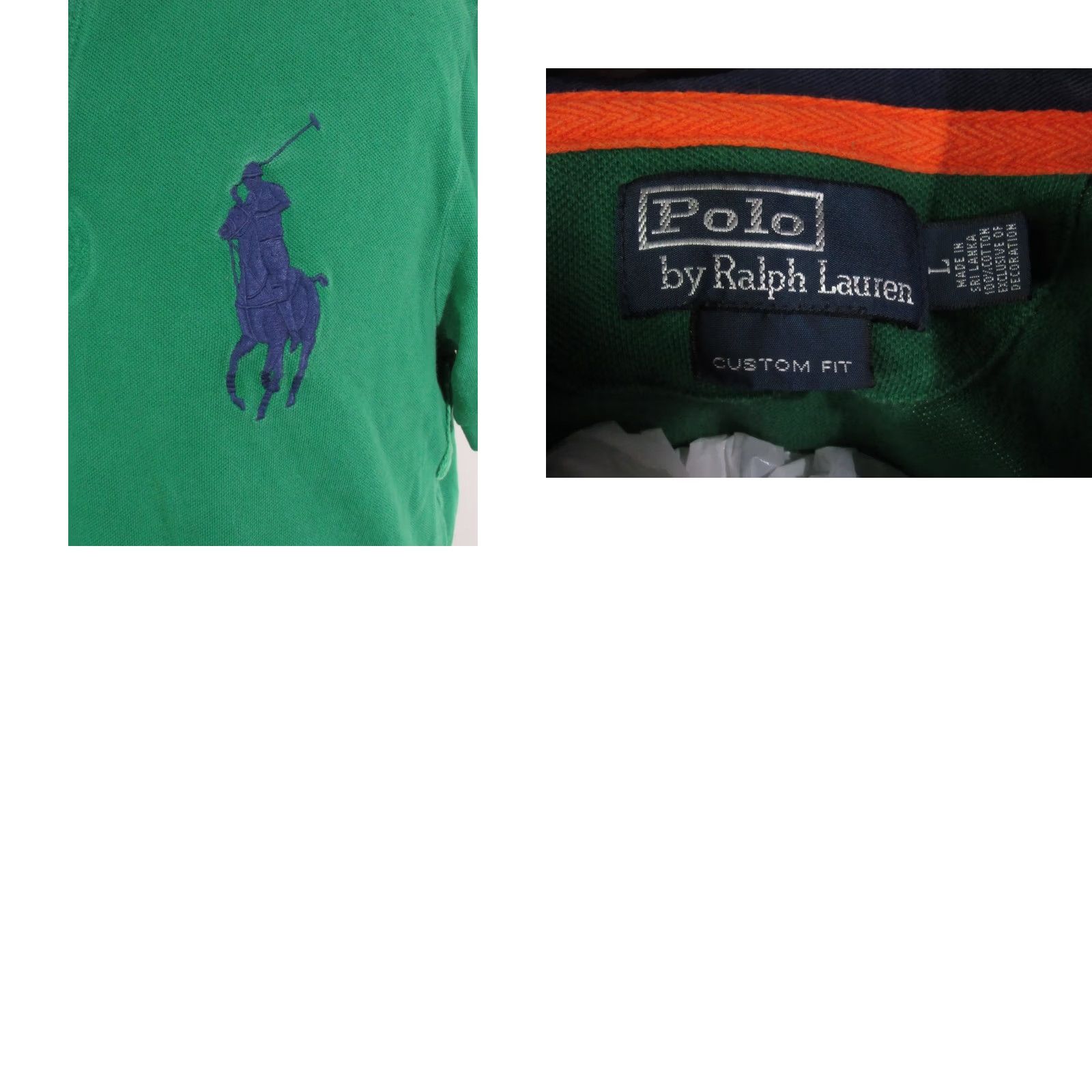 Ralph Lauren Polo Ralph Lauren Rugby Shirt Men L Green Short Sleeve Size US L / EU 52-54 / 3 - 8 Thumbnail
