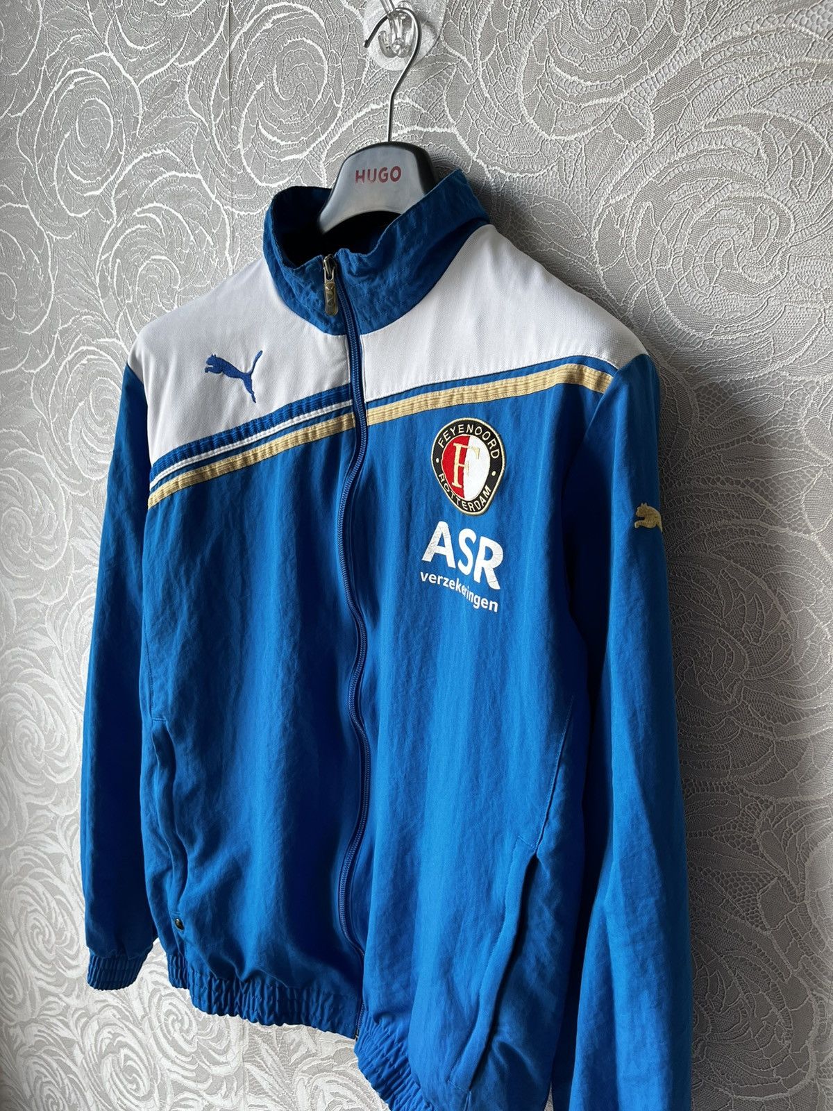 Puma Feyenoord Rotterdam FC Football Puma Blue Track Jacket M sz Size US M / EU 48-50 / 2 - 2 Thumbnail