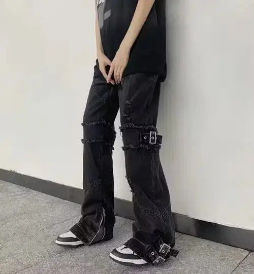VIBE Cargo Opium Denim Jeans Size US 32 / EU 48 - 2 Thumbnail