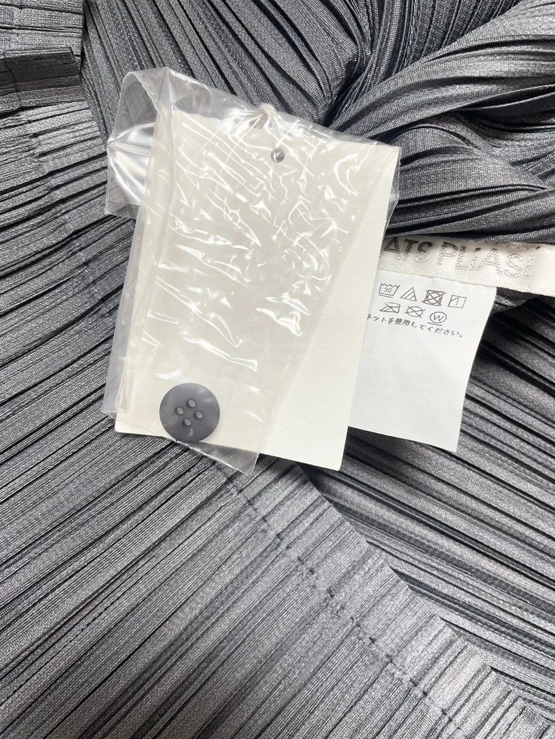 Issey Miyake issey miyake size:3 Grey lapel sleeveless top 2506-Nextarr Size XXS / US 00 / IT 34 - 6 Thumbnail
