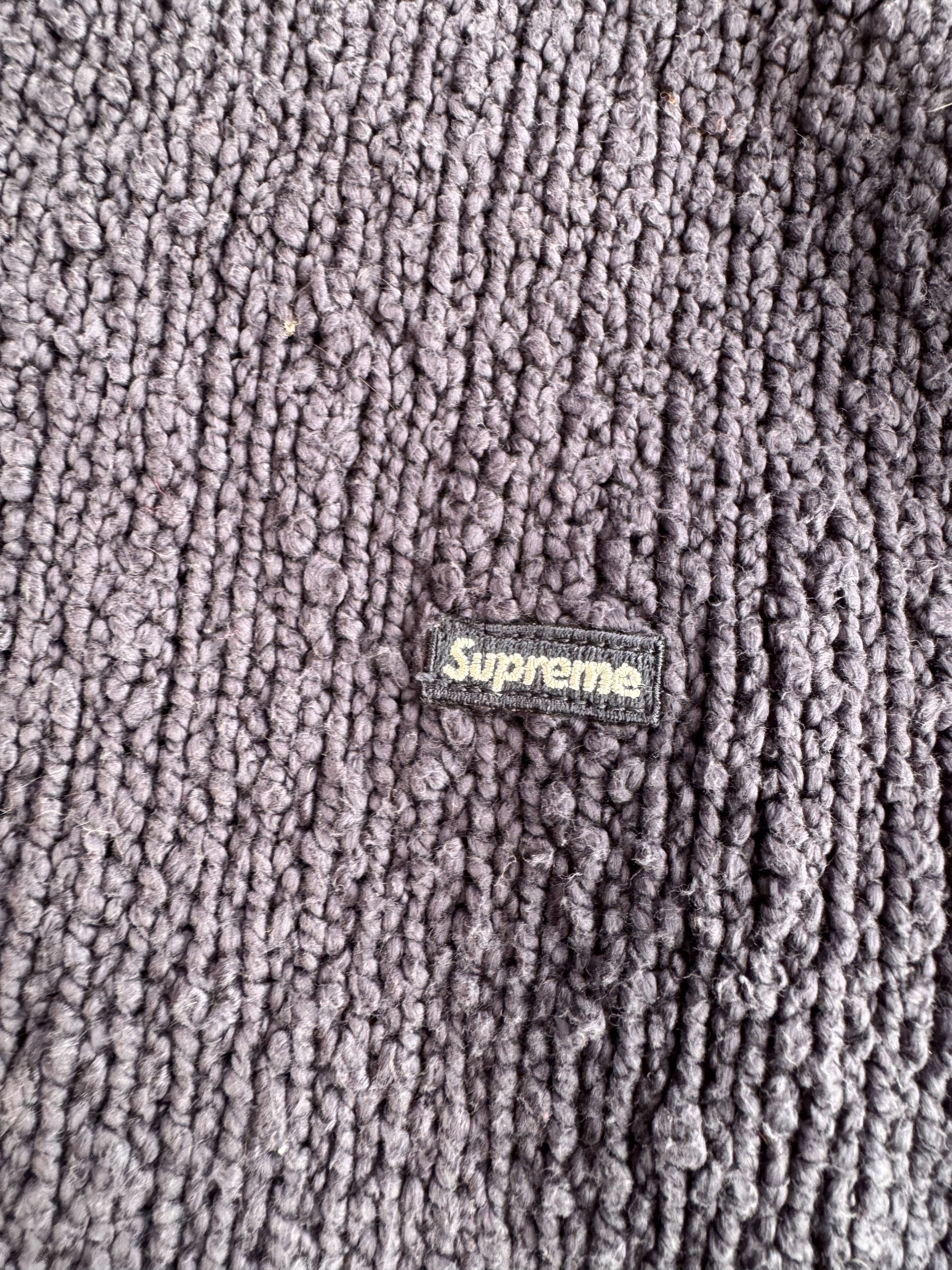 Supreme Supreme SS24 Bouclé Small Box Logo Crewneck Size US L / EU 52-54 / 3 - 5 Thumbnail