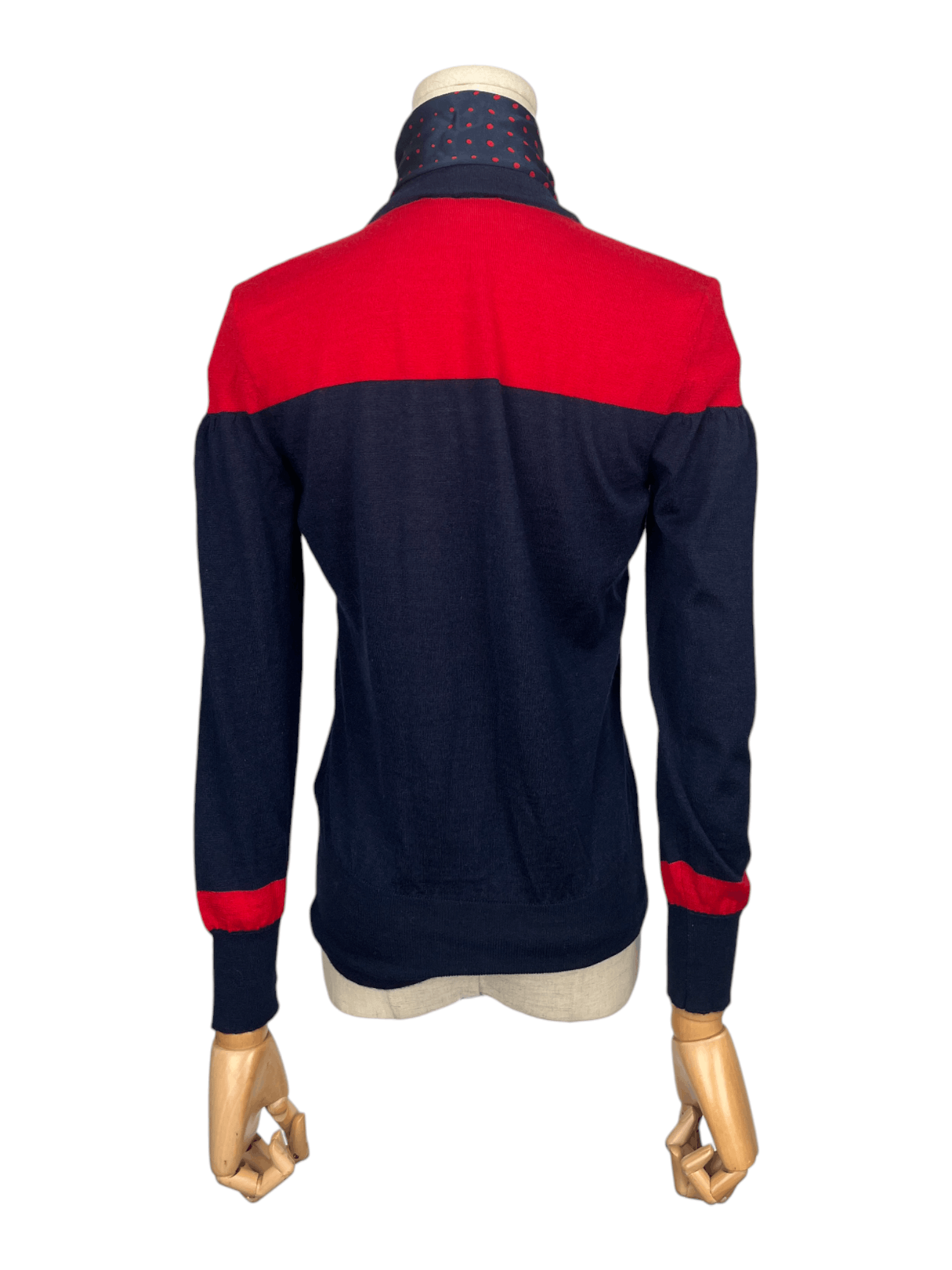 Alexander McQueen Alexander McQueen Cashmere Cardigan With Silk Neck Wrap Size XS / US 0-2 / IT 36-38 - 3 Thumbnail