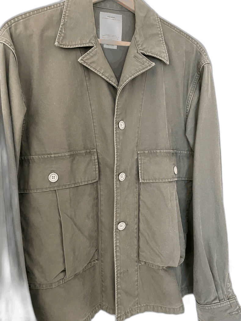 Visvim visvim 19ss domaine shirt in green Size US M / EU 48-50 / 2 - 1 Thumbnail
