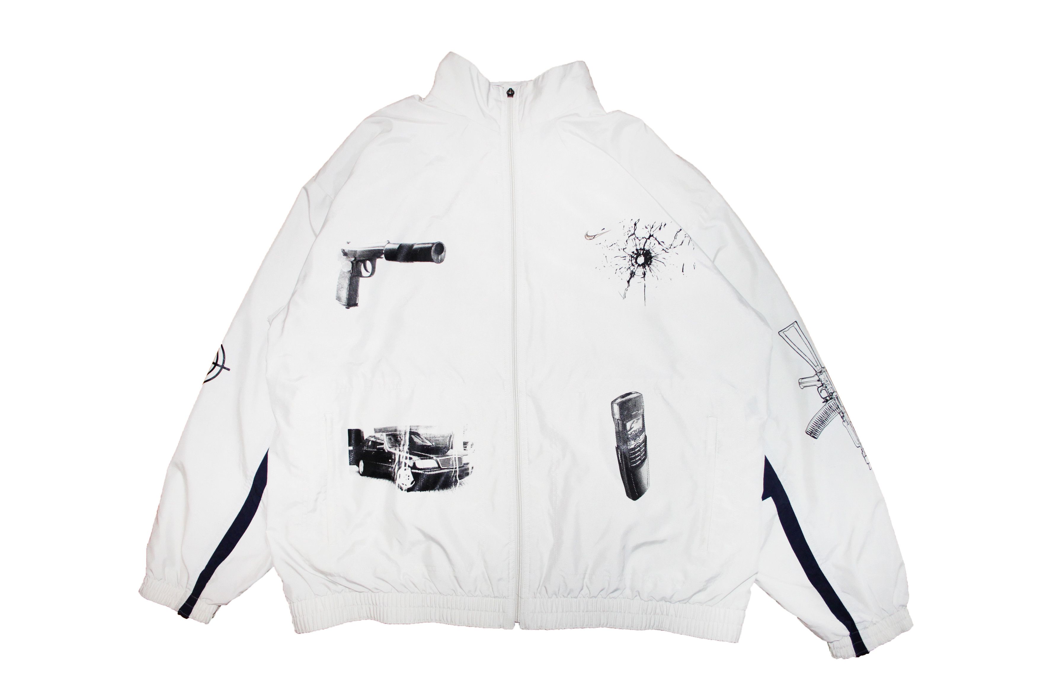 Nike Vintage 90's Nike Track Jacket Zip Size US XL / EU 56 / 4 - 1 Thumbnail