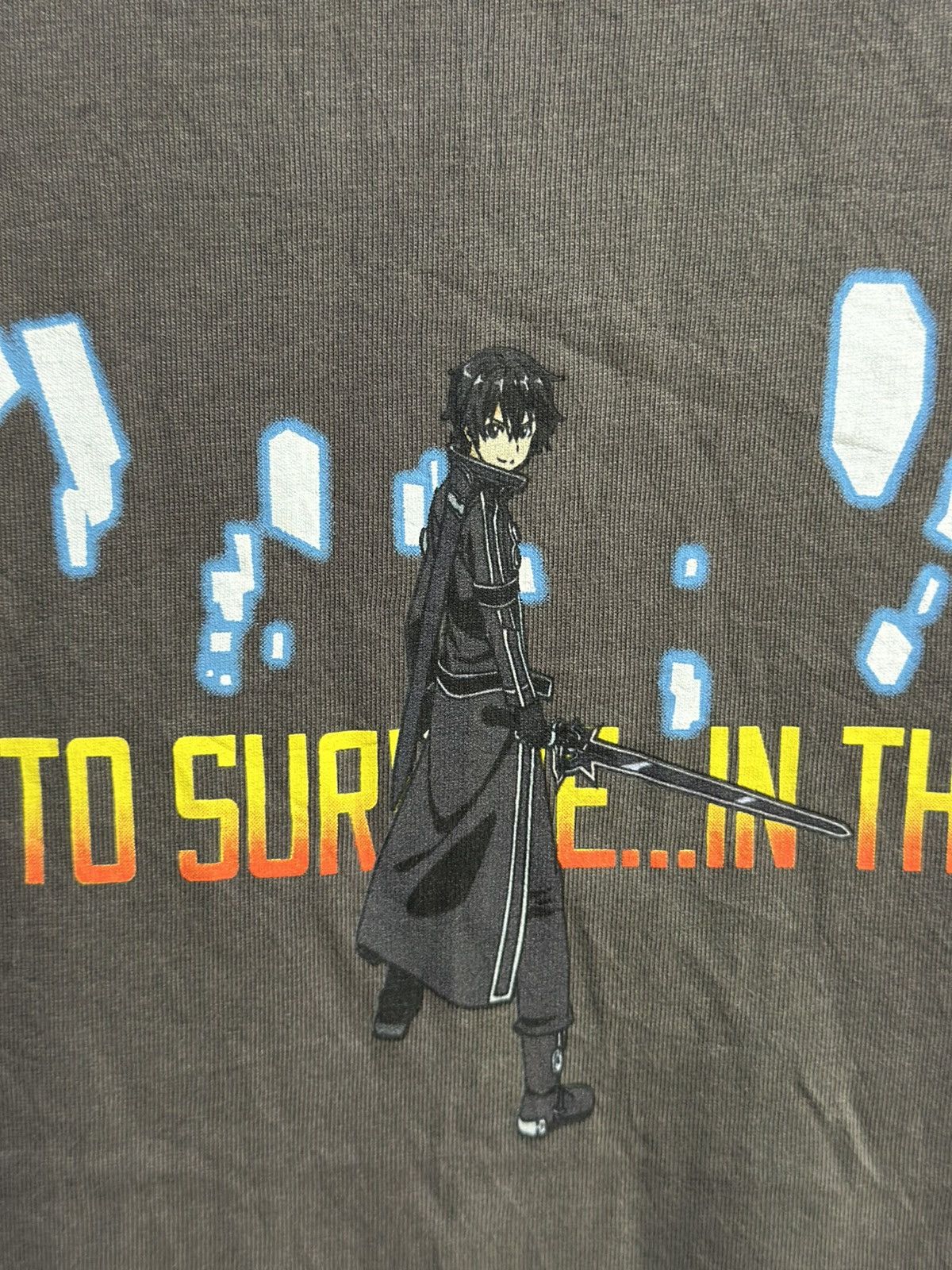Anime × Japanese Brand × Vintage Vintage Sword Art Online Faded Tee Size US XL / EU 56 / 4 - 3 Thumbnail