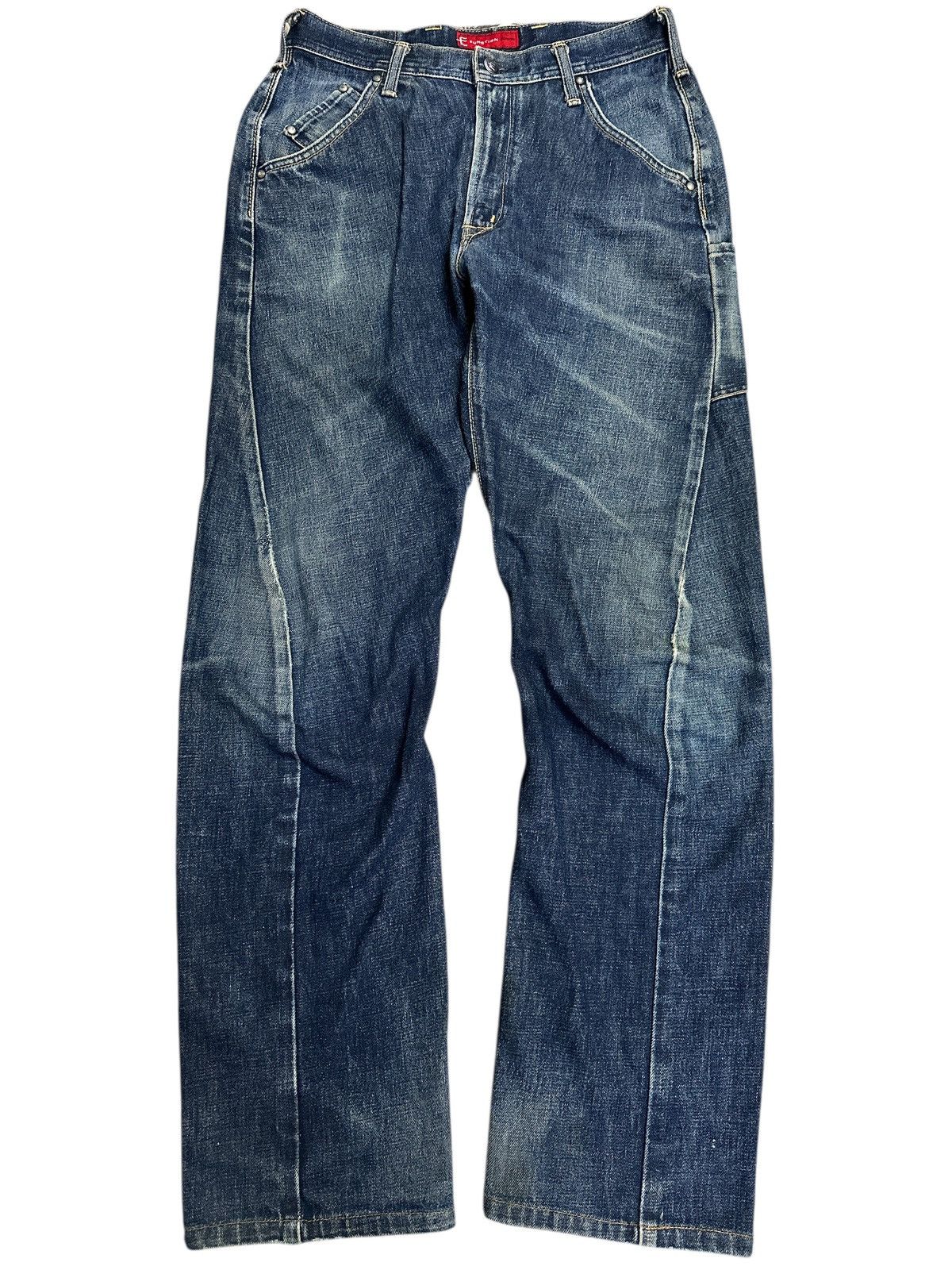 Kapital Vintage Edwin E Function Single Pocket Twist Legs . Size US 30 / EU 46 - 1 Thumbnail