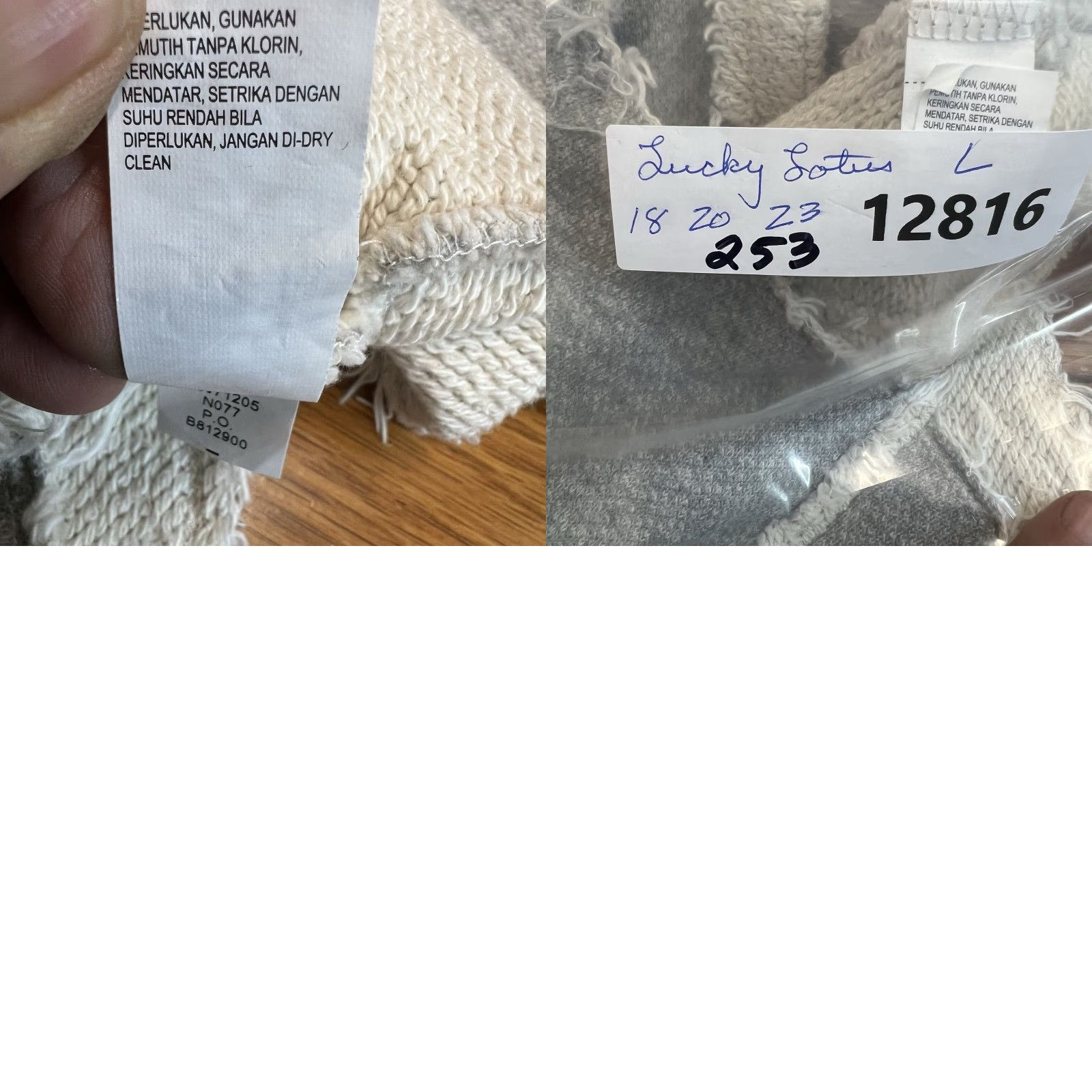 Lucky Brand Lucky Brand Lucky Lotus Full Zip Asymmetrical Jacket Womens L Gray Sweatshirt Size L / US 10 / IT 46 - 8 Thumbnail