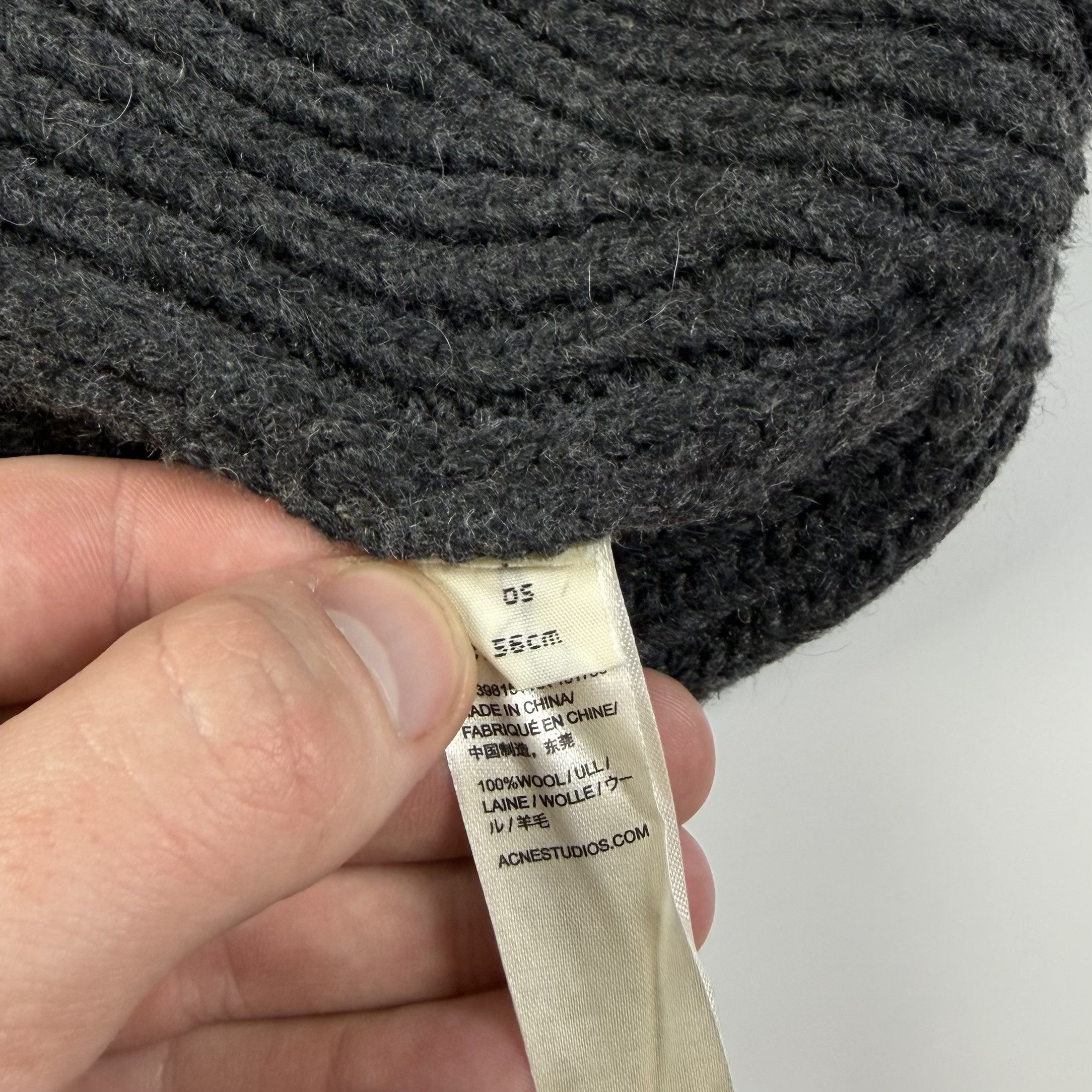 Acne Studios AW16 ACNE STUDIOS PANSY FACE PATCH WINTER WOOL BEANIE HAT Size ONE SIZE - 6 Thumbnail