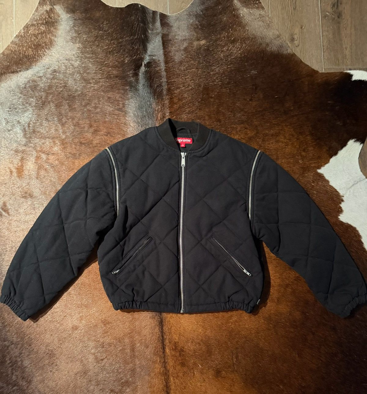 Supreme Supreme Quilted Lace Bomber Jacket SS17 | Grailed