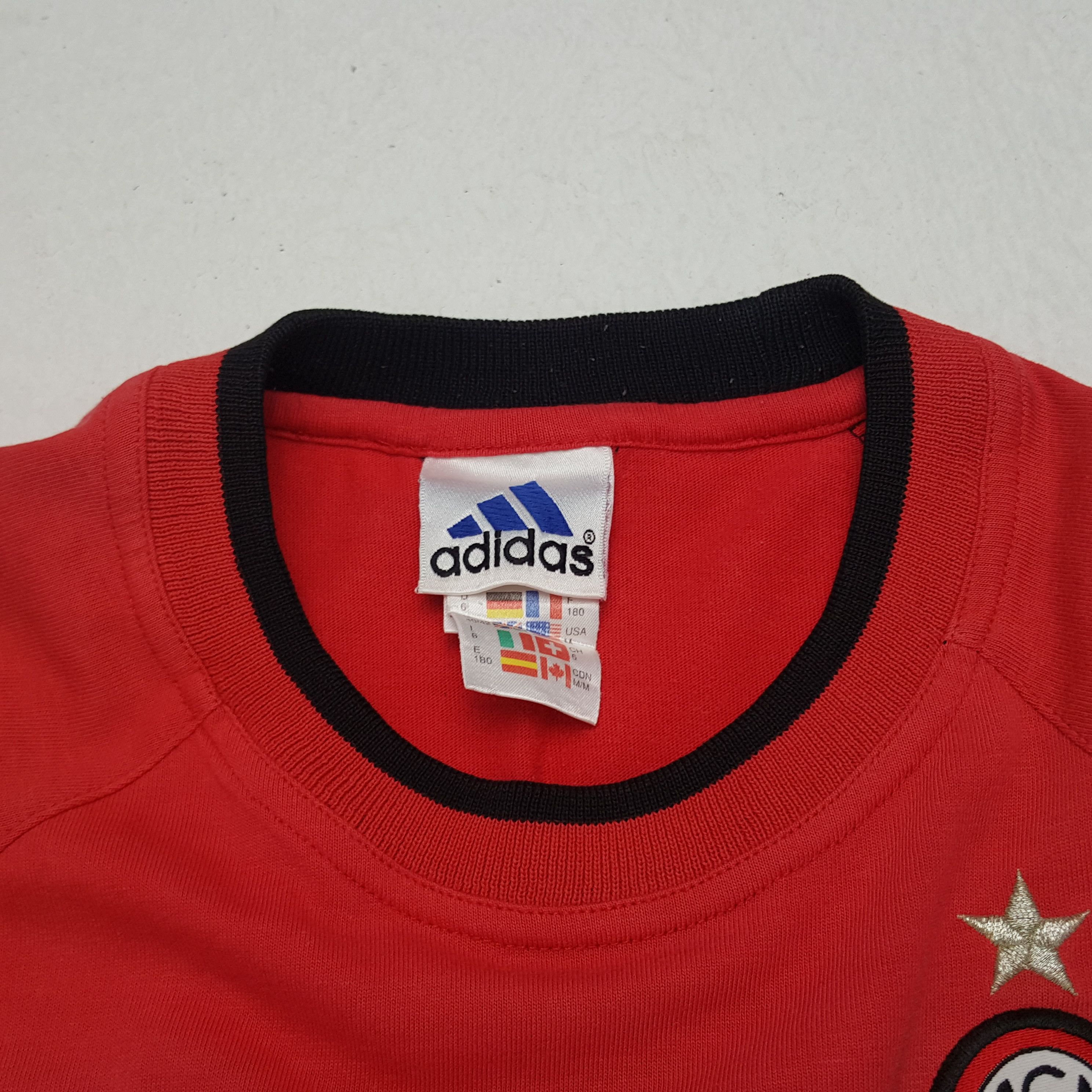 Adidas × Vintage Vintage AC MILAN Adidas Sport T-shirt Size US XL / EU 56 / 4 - 5 Thumbnail