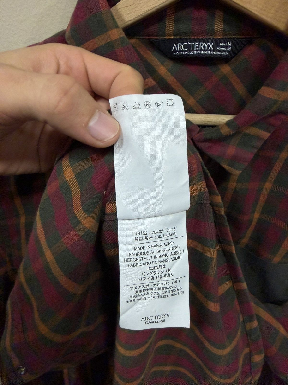 Arc'teryx Arc’teryx Flannel back Collar Logo Shirt Size US M / EU 48-50 / 2 - 7 Thumbnail