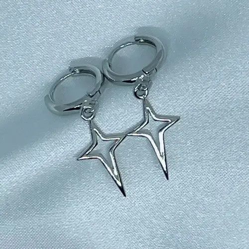 Jewelry × Vintage Star Earrings 🔥🔥🔥 Size ONE SIZE - 4 Thumbnail