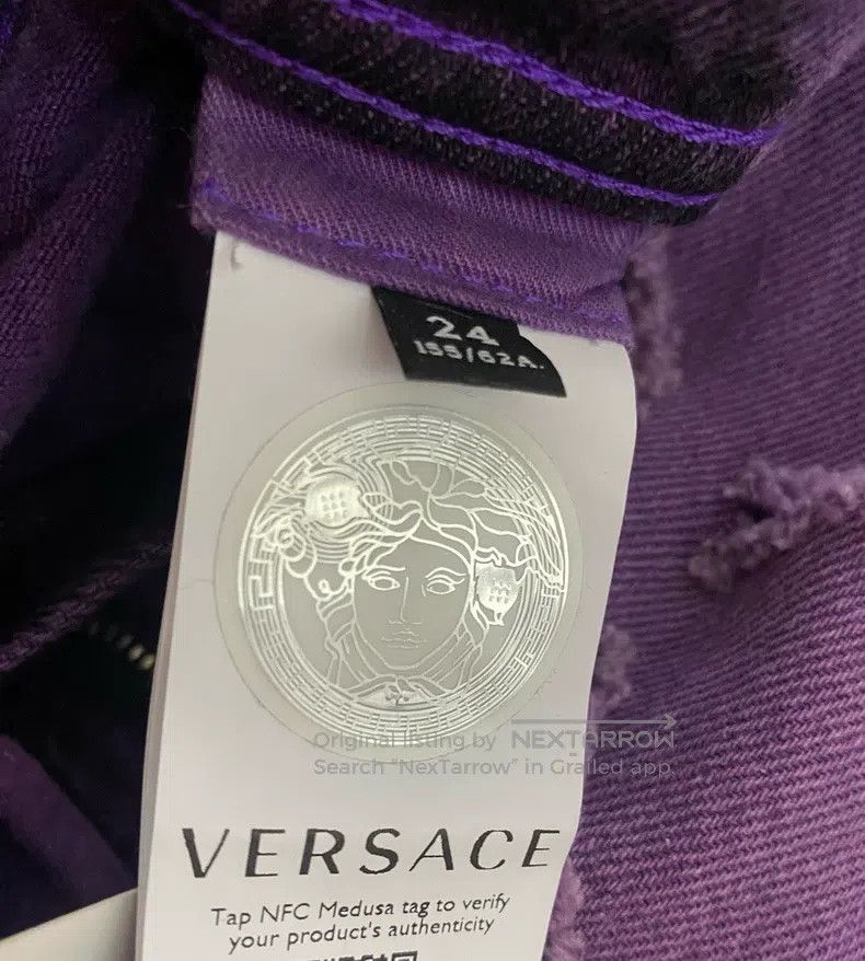 Versace Versace Purple jeans Size 40" / US 18 - 7 Thumbnail