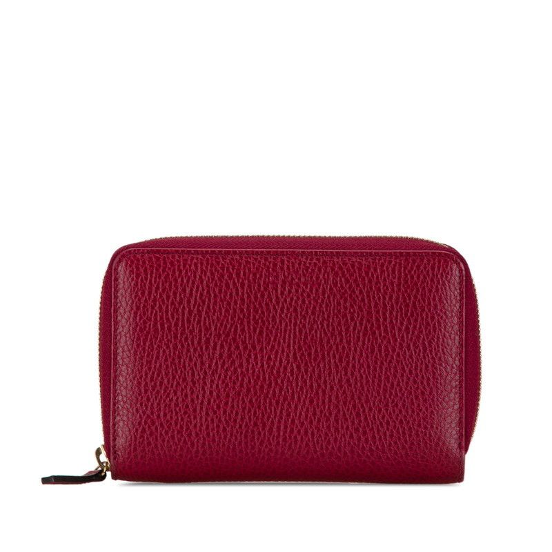 Gucci Gucci Gucci Leather Round Zipper Long Wallet 420113 Leather Long Wallet 420113 in Very Good Condition Size ONE SIZE - 1 Thumbnail