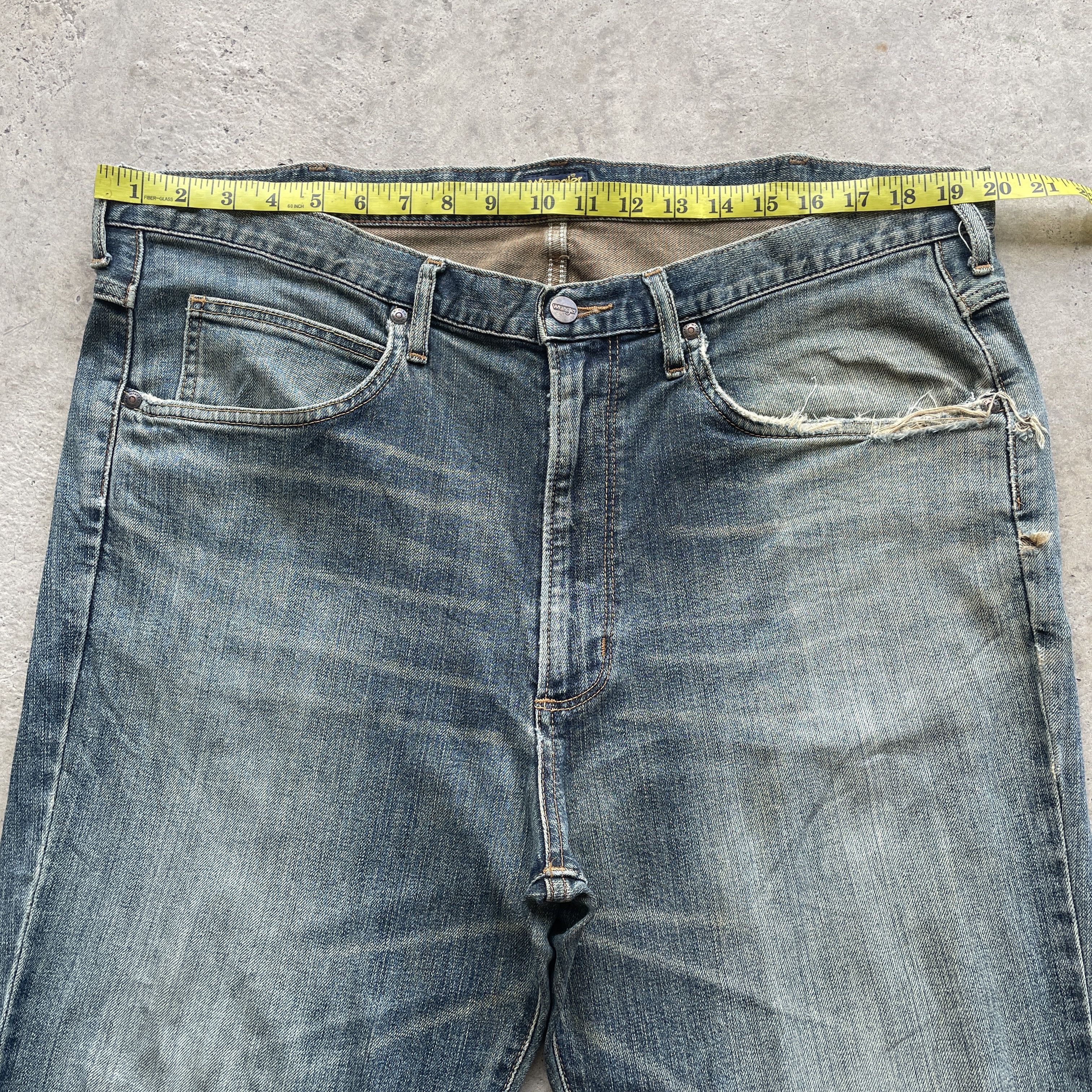 Wrangler VINTAGE WRANGLER MUDWASH JEANS FADED PANTS DENIM W40 Size US 40 / EU 56 - 5 Thumbnail