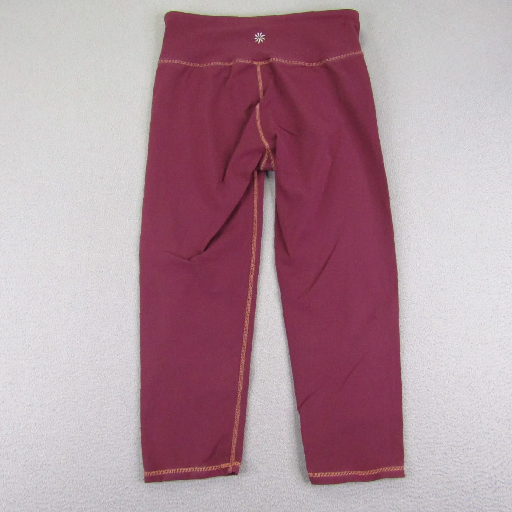 Athleta Athleta Leggings Womens Small Purple Short Mid Calf Athletic Yoga Gym Size 28" / US 6 / IT 42 - 4 Thumbnail