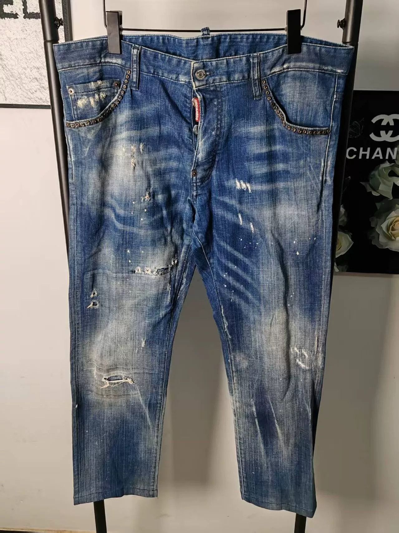 Dsquared2 DSquared2 Blue Denim Jeans Size US 32 / EU 48 - 1 Thumbnail