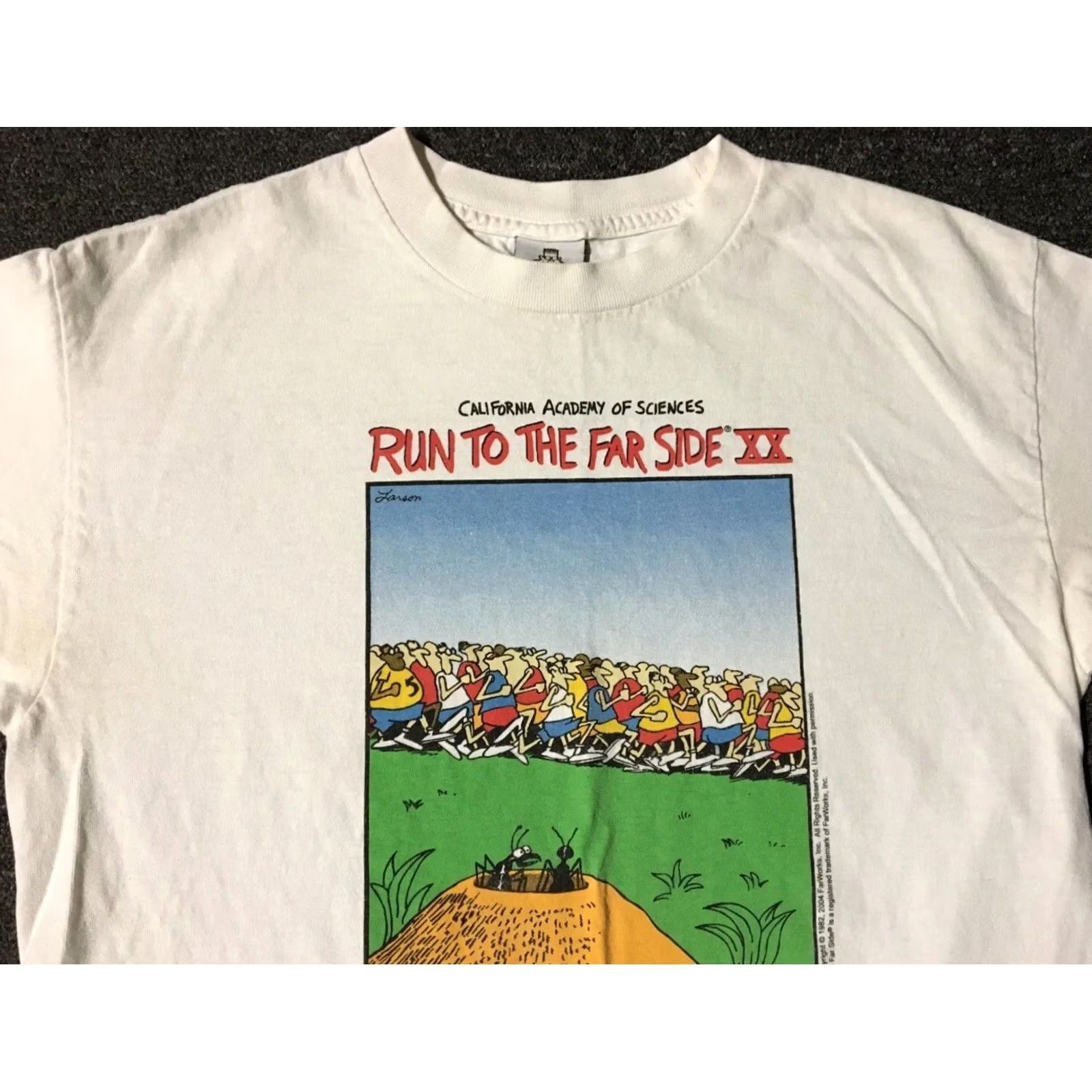 Vintage Vintage Farside Comics California Academy of Science Run Faded Shirt S Funny Grunge Size US S / EU 44-46 / 1 - 6 Thumbnail