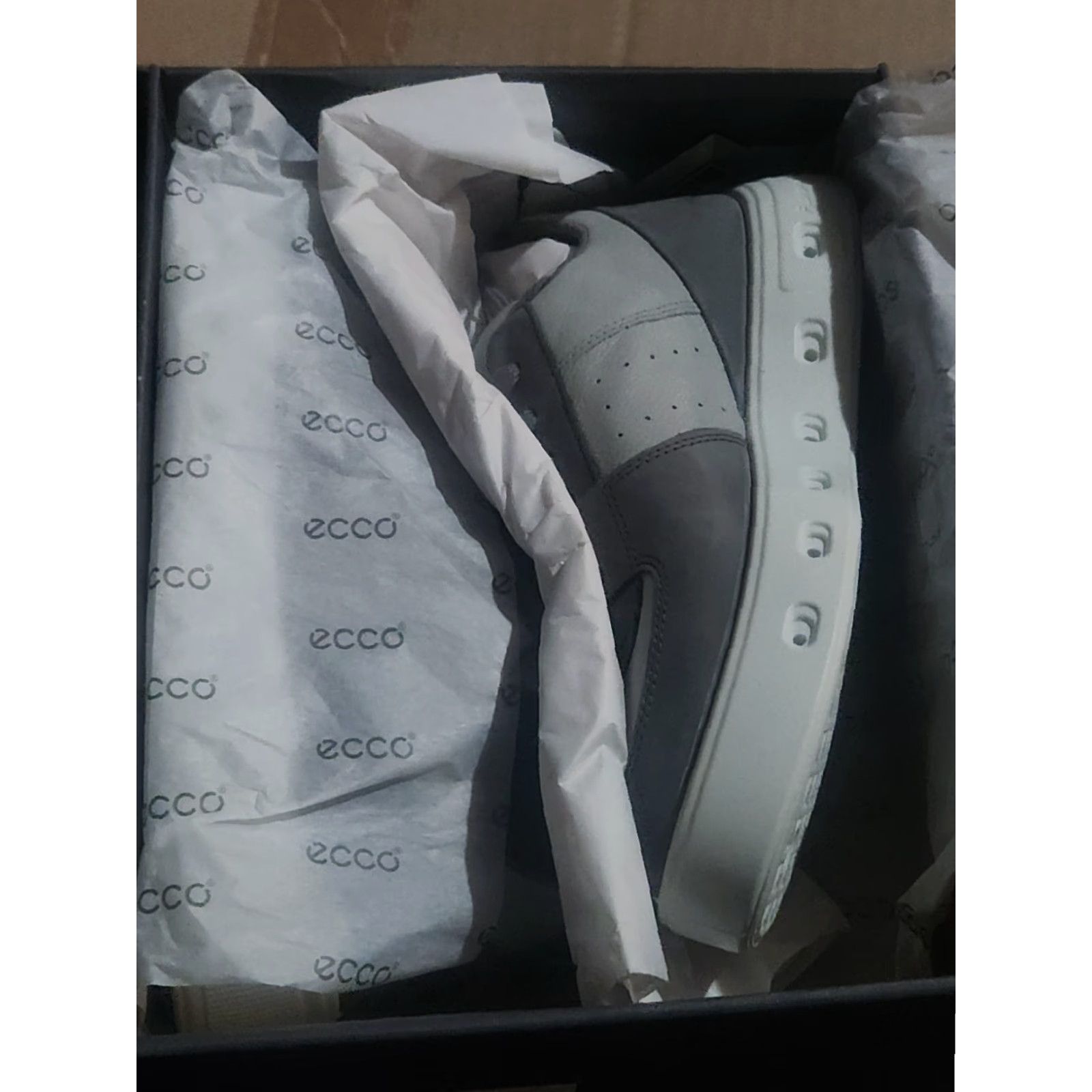 Ecco ECCO Street Sneaker Men's 8.5 Steel/Concrete Gray Street 8.5 Mens Sneaker Size US 9 / EU 42 - 3 Thumbnail