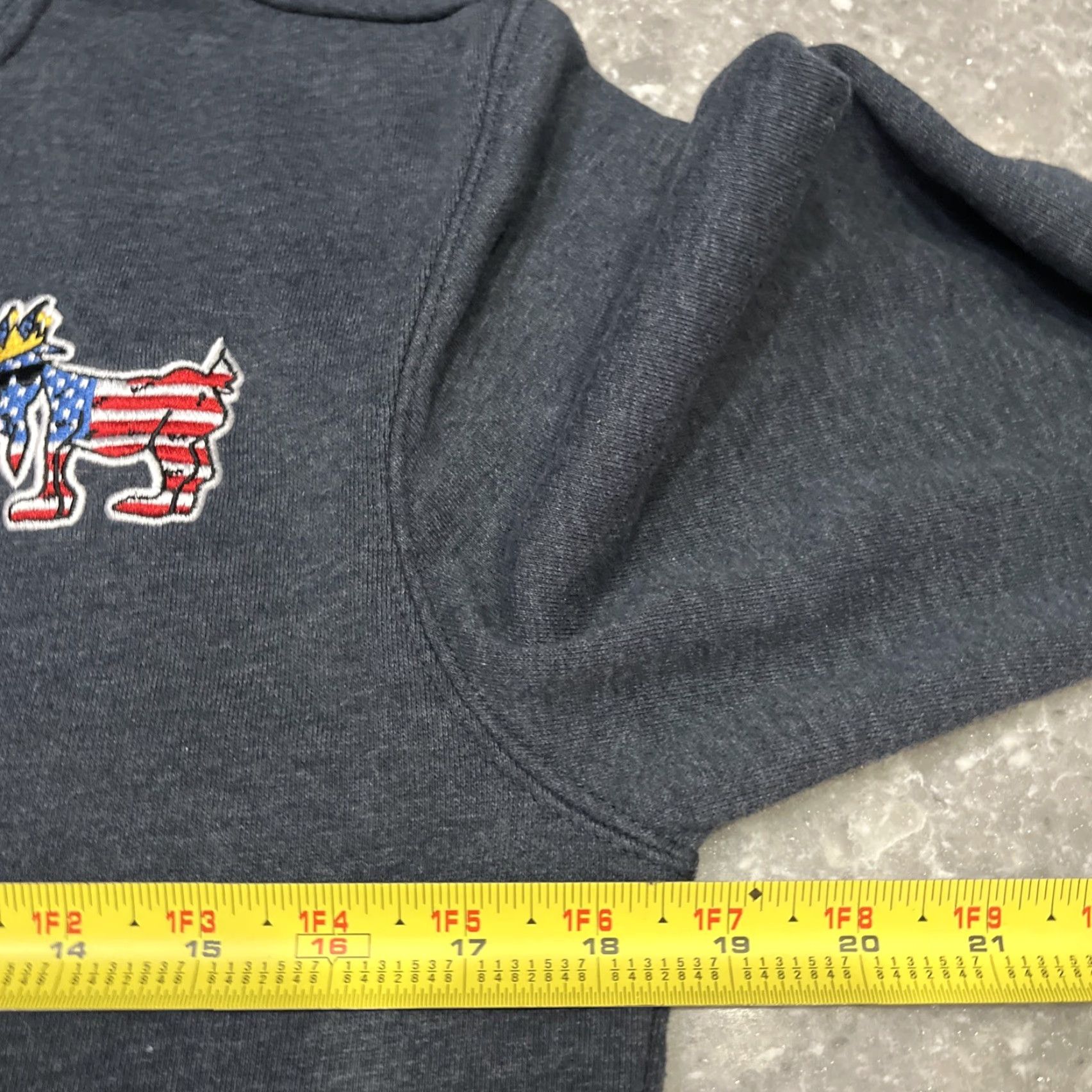 Vintage GOAT USA Sweatshirt Mens XS Gray Long Sleeve Cotton Fleece Pullover United States USA Theme Regular Size: XS Size US XS / EU 42 / 0 - 4 Thumbnail