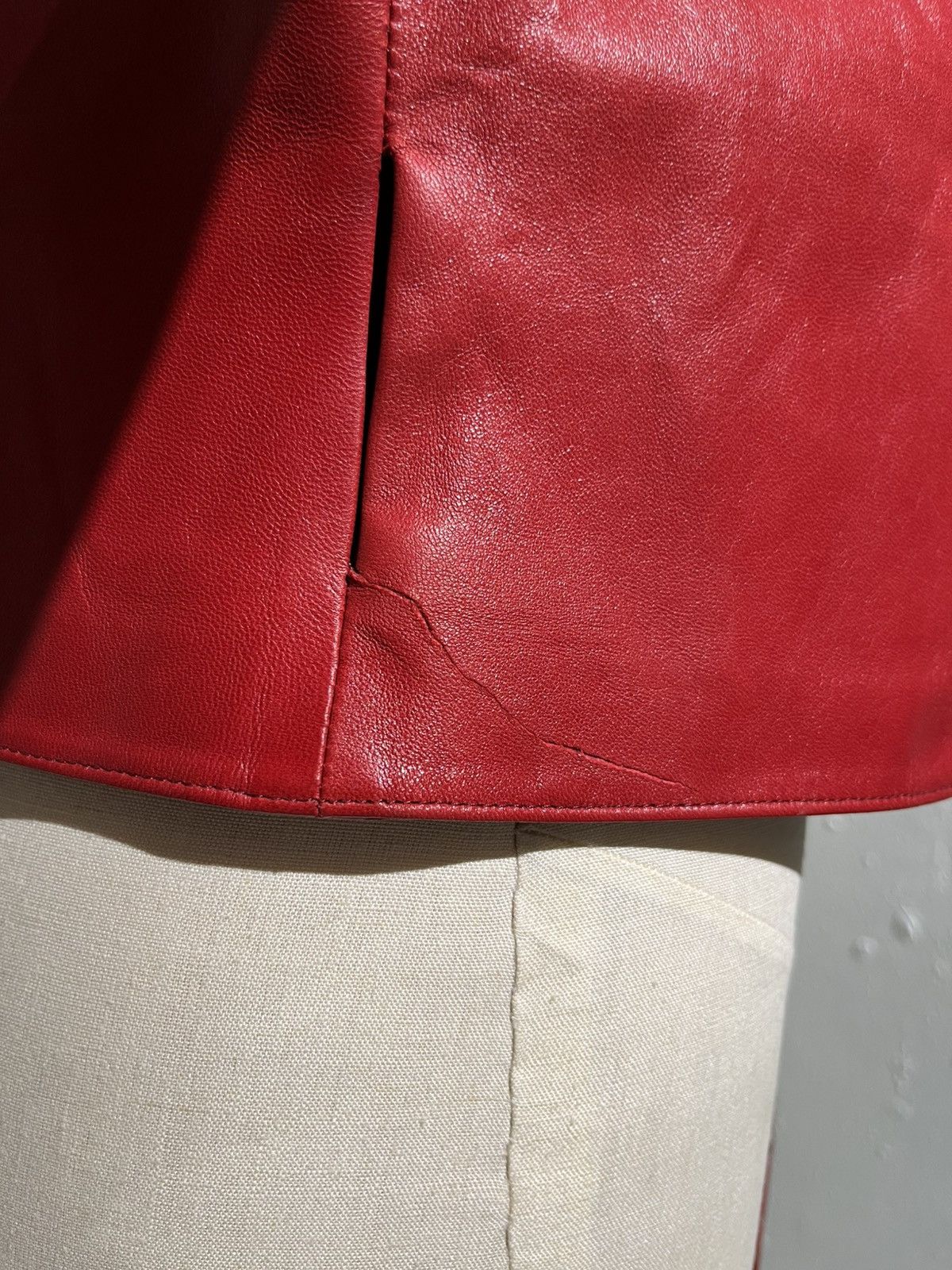 Gucci 2001 Tom Ford Wrap Leather Shirt Size S / US 4 / IT 40 - 13 Thumbnail