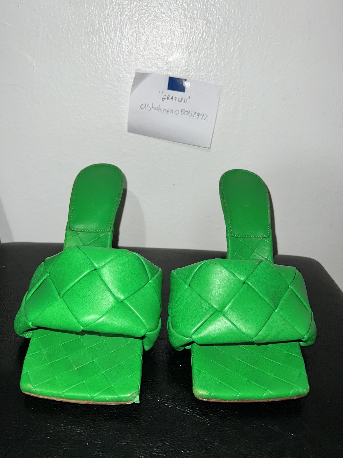 Bottega Veneta Bottega Veneta Plush Leather Heels *RARE COLOR* Size US 7.5 / IT 37.5 - 3 Thumbnail
