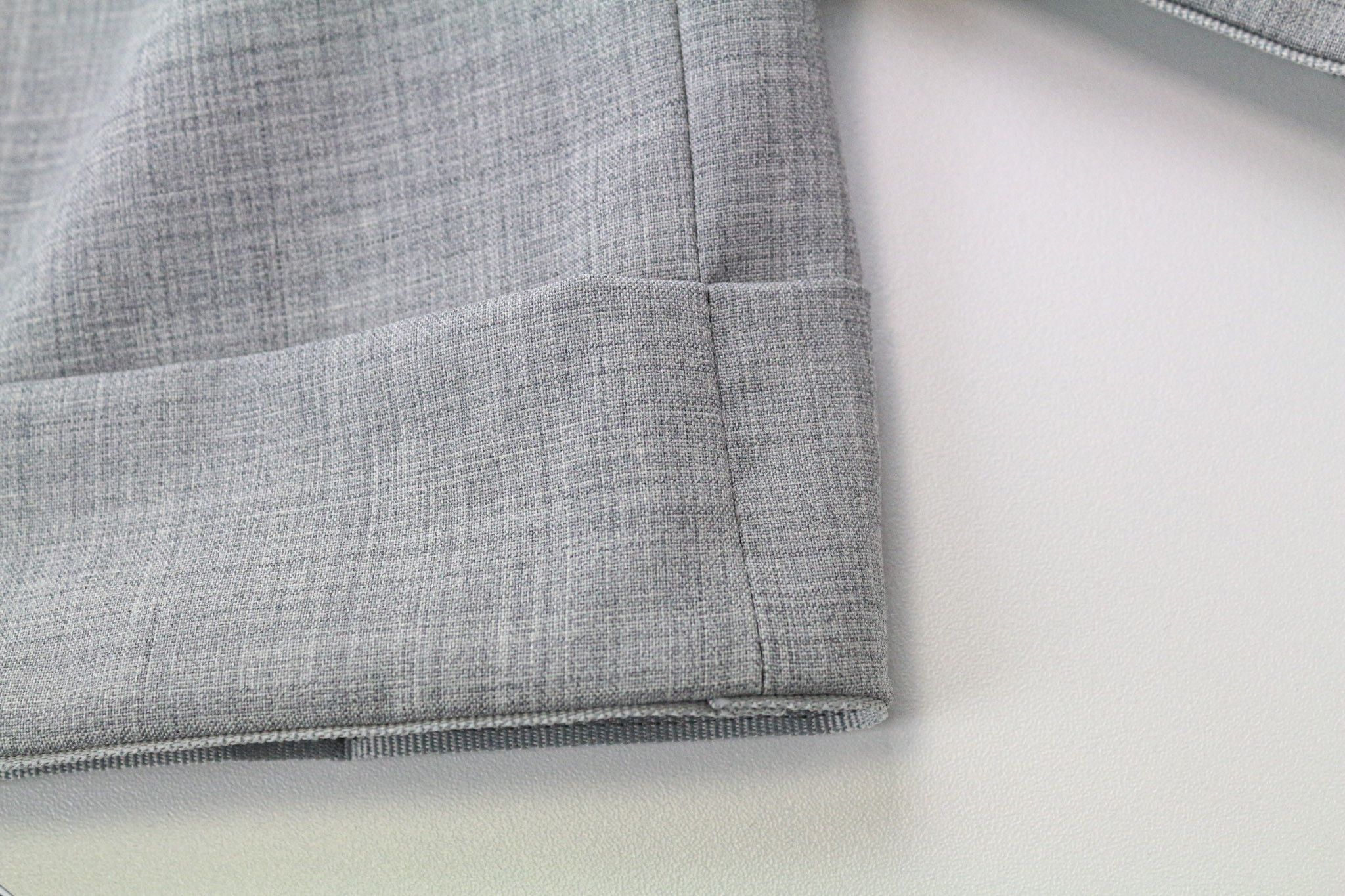 Suitsupply SOHO TURN UP UK44R Grey Melange Slim Wool Trousers 75323 Size 44R - 15 Thumbnail