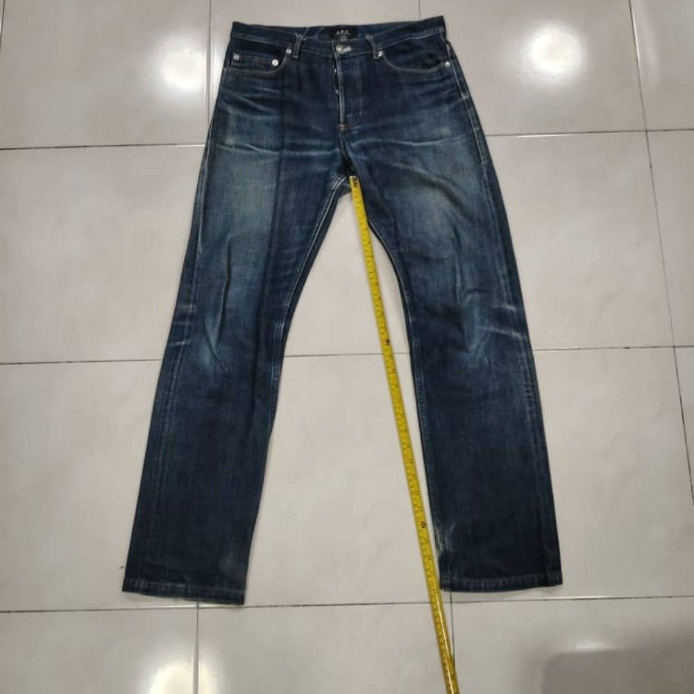 A.P.C. Vintage APC Jeans New Standard Dark Blue Selvedge Size US 31 - 11 Thumbnail