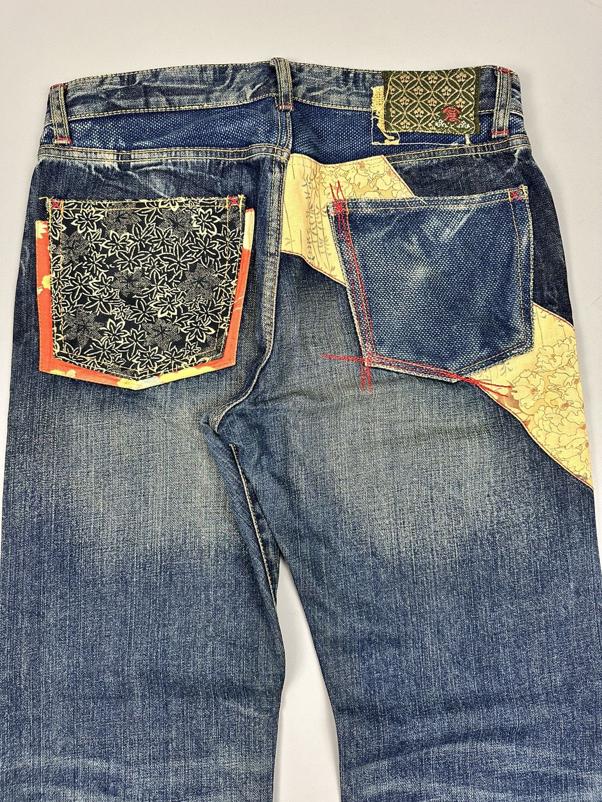 Eternal Vintage Eternal Sashiko Boro Japanese Arts Denim Size US 33 - 6 Thumbnail