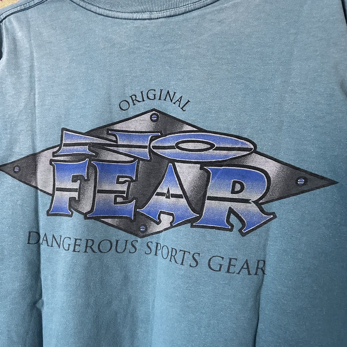 No Fear × Vintage Vintage No Fear Made In Usa Single Stitch Rare Tee Shirt Size US L / EU 52-54 / 3 - 5 Thumbnail