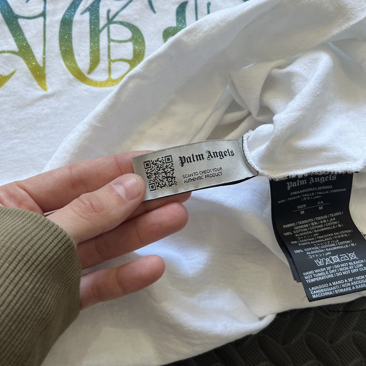 Palm Angels t shirt palm angels oversized fit size m Size US M / EU 48-50 / 2 - 6 Thumbnail