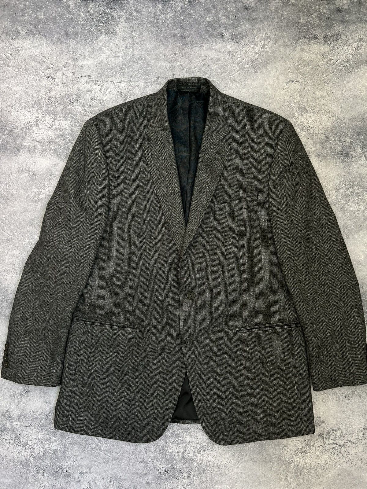 Polo Ralph Lauren Polo Ralph Lauren Blazer 100% Pure Wool Brown Sz 38R Italy Size 52L - 2 Thumbnail