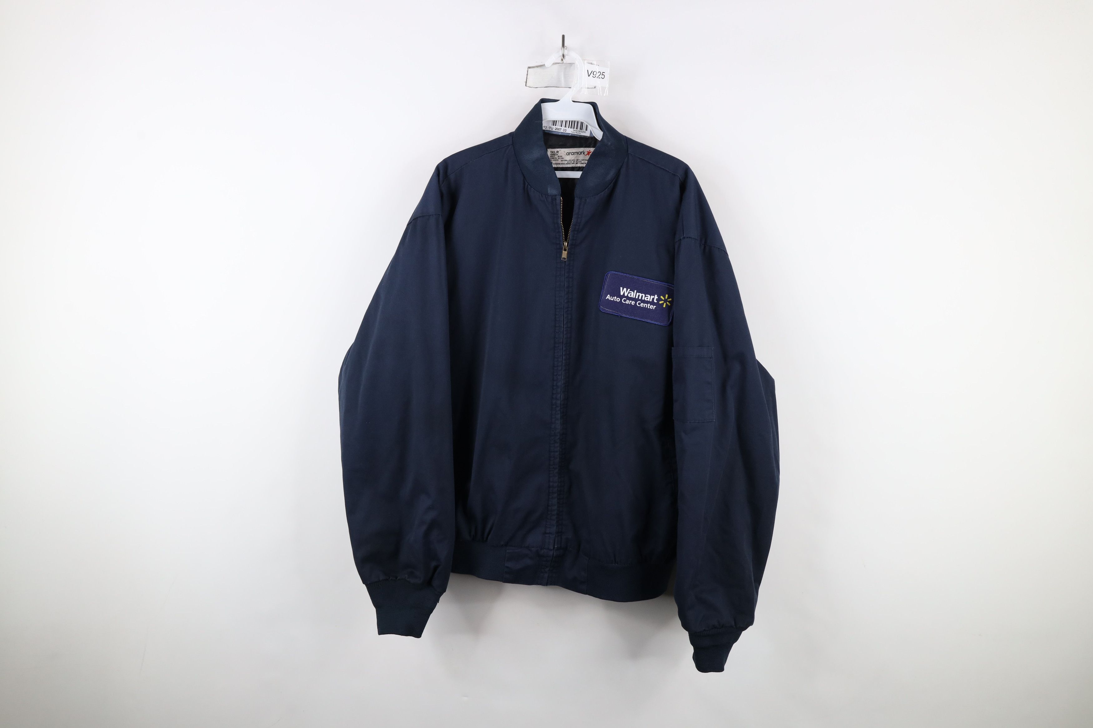 Vintage Vintage Quilted Walmart Auto Car Mechanic Bomber Jacket Blue Size US XL / EU 56 / 4 - 1 Thumbnail