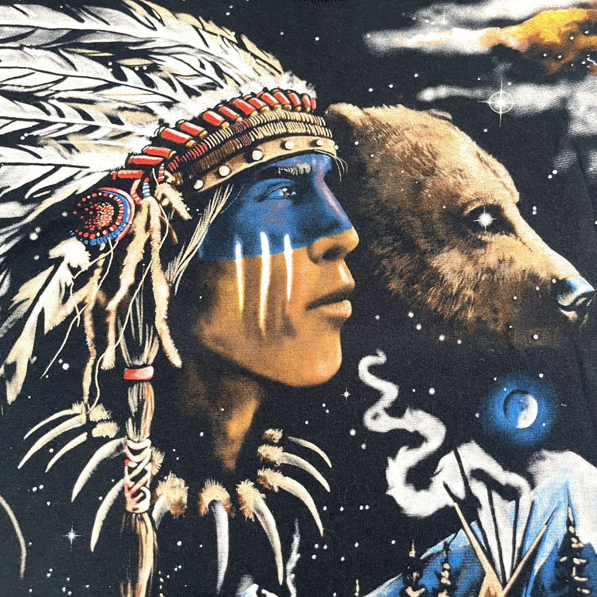 Liquid Blue Liquid Blue Native American Western T Shirt Size L Size US L / EU 52-54 / 3 - 7 Thumbnail